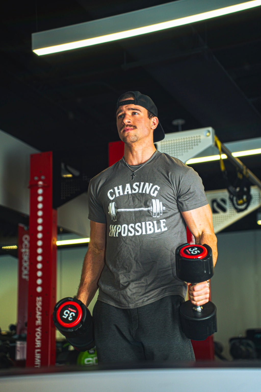 Chasing Impossible Core Tee – Gray
